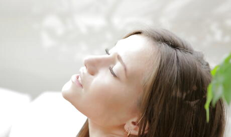 Slim hotties Eileen and Subil Arch in sexy undies licking juicy pussies in the hot lesbian sex 